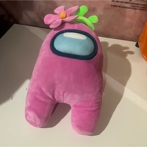 Pinnk Among Us plush